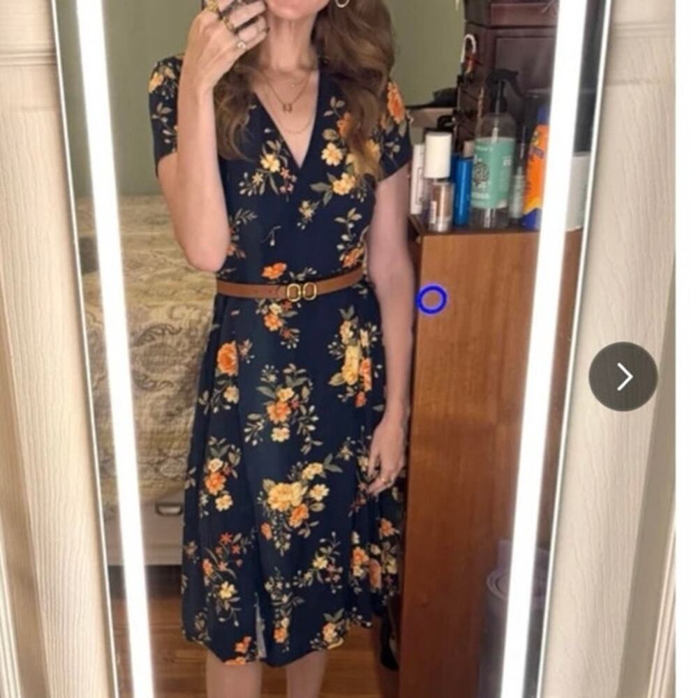Old Navy Floral Wrap Dress